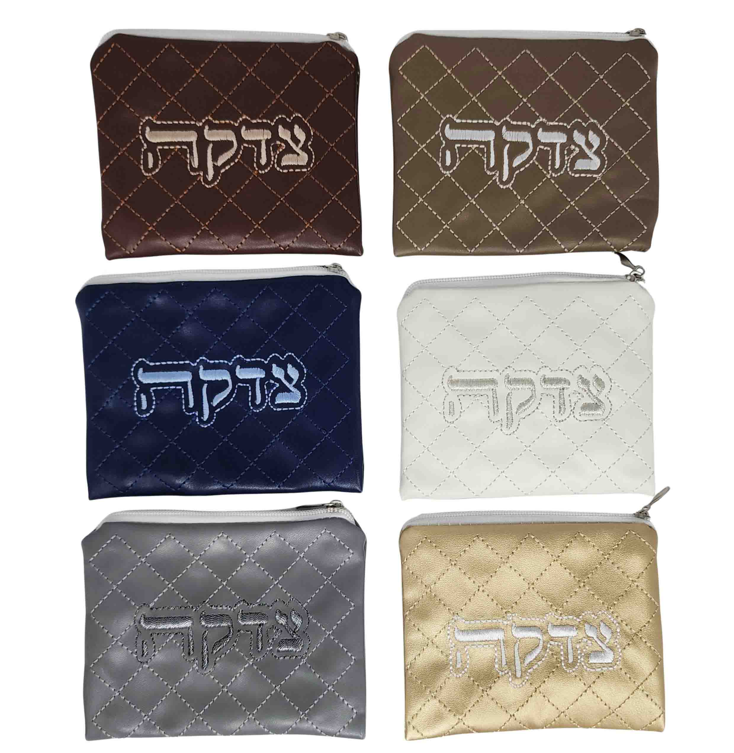 "Jerusalem" set, densely embroidered tallit (105*190 cm) + tallit cover + kippah - artist Yair Emmanuel