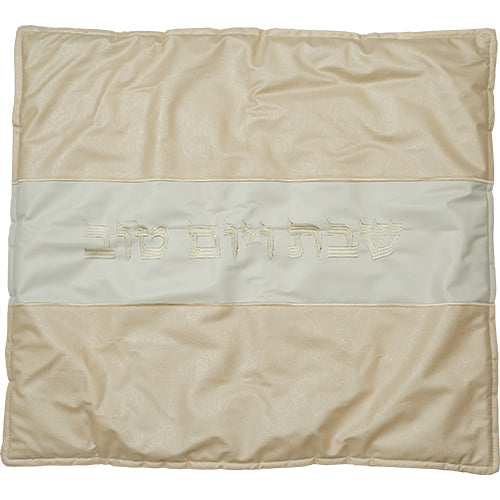 Cushion for the wedding (74*50 cm) made of leather with embossed letters "This little one will be great"