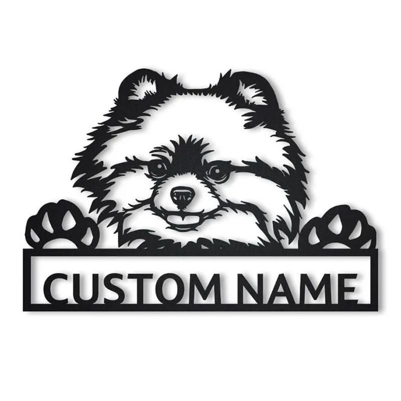 מתלה קיר חיית מחמד בהתאמה אישית ממתכת (8 גדלים לבחירה)