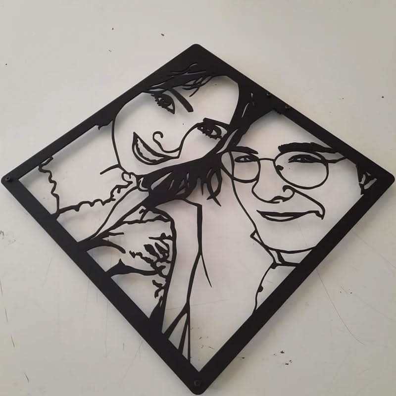 מתלה יצירת מתכת בהתאמה אישית ממתכת (8 גדלים לבחירה)