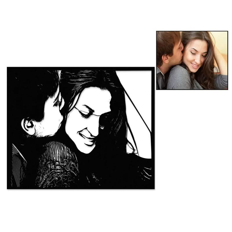 מתלה יצירת מתכת בהתאמה אישית ממתכת (8 גדלים לבחירה)