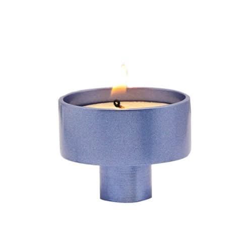 סט 10 יח מתאם לטי-לייט מהודרים כחולים (4.5 ס"מ) - ע"י אמן יאיר עמנואל