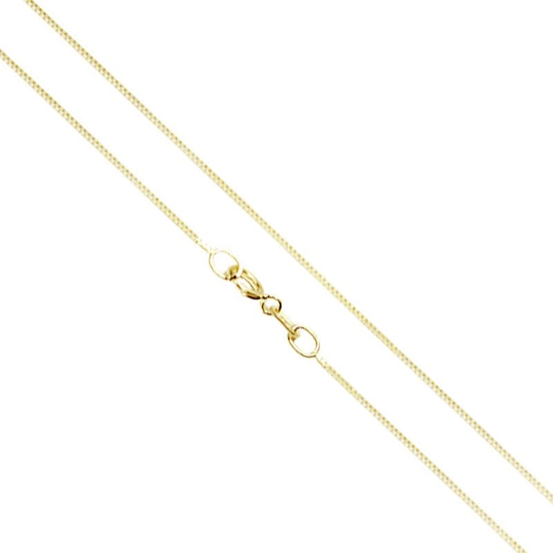 שרשרת "בוקס" דקה ומבריקה זהב צהוב 14 קראט איטלקי באיכות הגבוהה ביותר. מגיעה באורכים שונים.