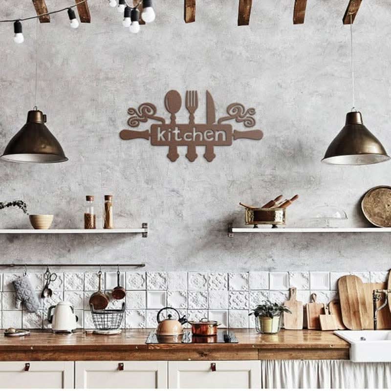 מתלה קיר “מטבח" ממתכת (4 גדלים, ו-5 צבעי מתכת לבחירה)