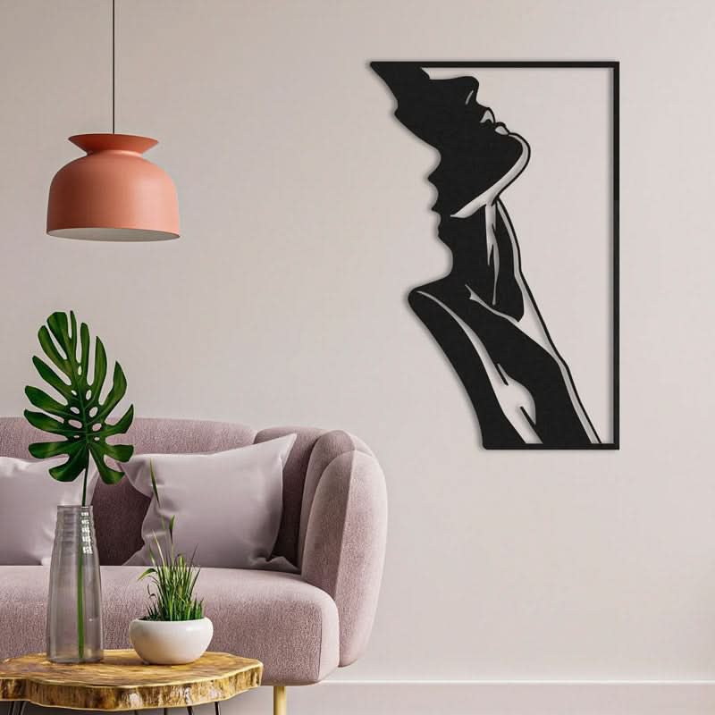 מתלה קיר “השען עלי" ממתכת (4 גדלים, ו-5 צבעי מתכת לבחירה)