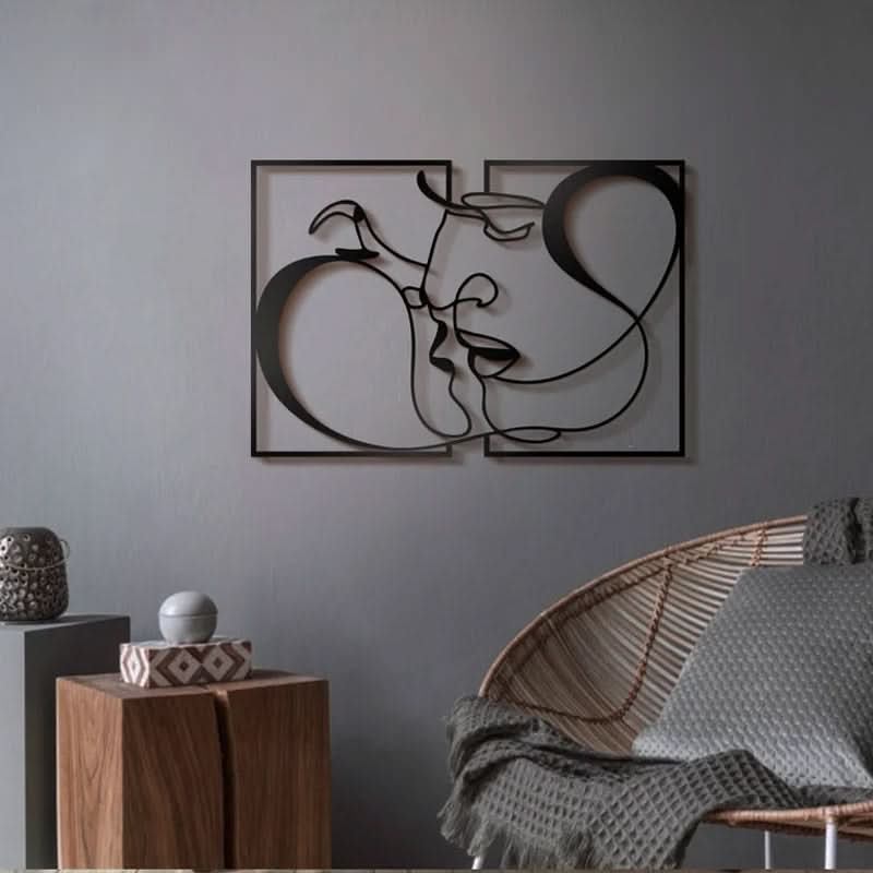 מתלה קיר “האחת שלי" ממתכת (3 גדלים, ו-5 צבעי מתכת לבחירה)