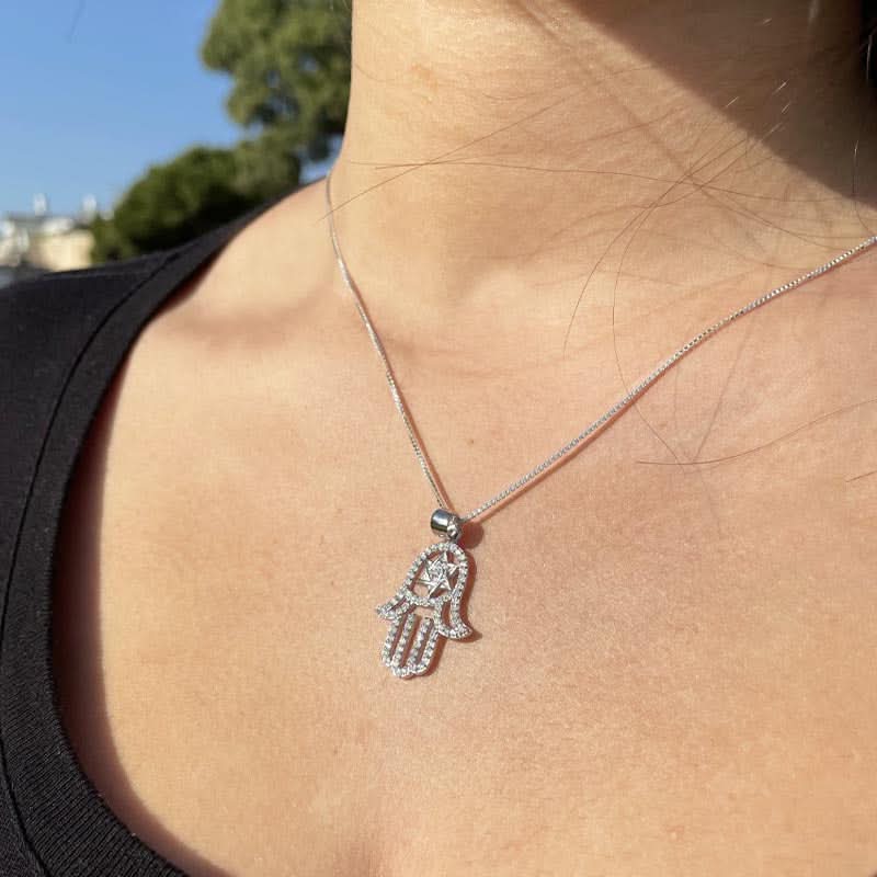 ืฉืจืฉืจืช ืืืกื ืืืืื (2.6*2 ืก"ื) "ืืื ืืื" ืืืกืฃ 925 ืขื ืฆืืคืื ืจืืืืื ืืฉืืืฆืช ืงืจืืกืืืื