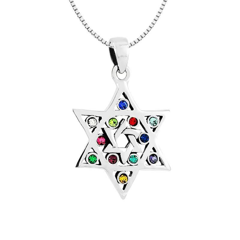 תליון מגן דוד חושן מכסף 925