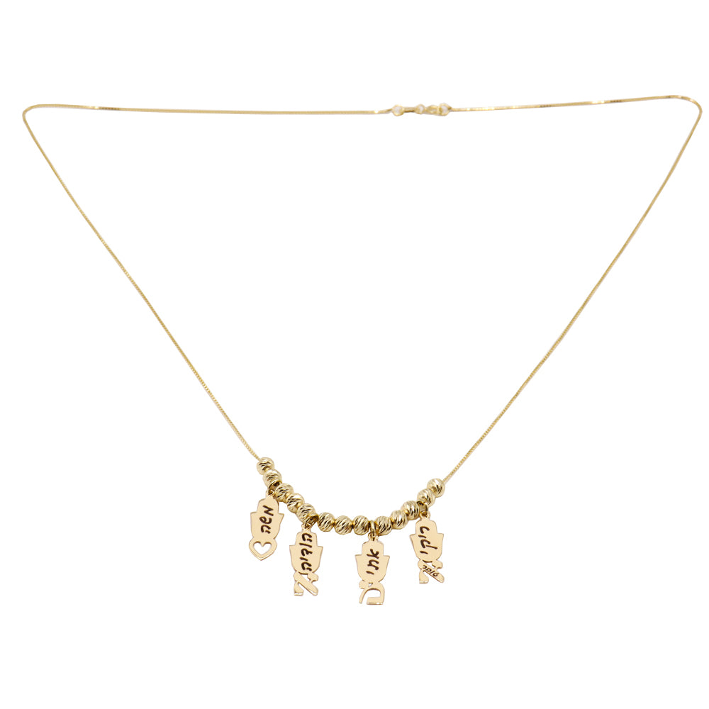 14k yellow gold pendant "small" (2 cm) with high-quality photo engraving