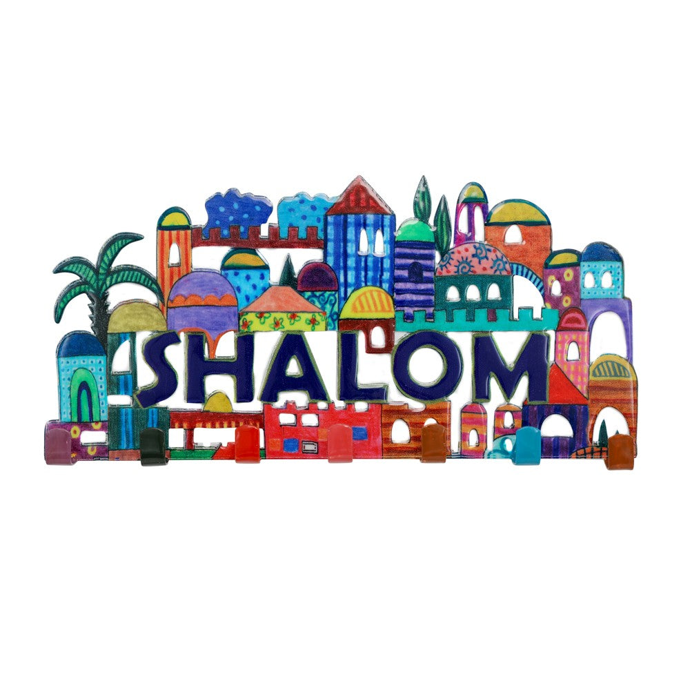 ืืชืื ืืชืืช "SHALOM" ืืืคืชืืืช (24*14 ืก"ื) ืืืืชืื ืืืืืจ ื ืืคื ืืจืืฉืืื, ืืขืืฆื ืข"ื ืืืื ืืืืจ ืขืื ืืื