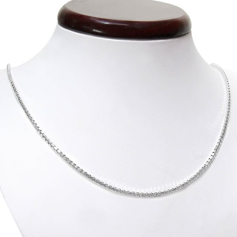 שרשרת "בוקס" עבה עשויה מסטיל (פלדת אל-חלד) - 60 ס"מ