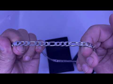 שרשרת "פיגארו" עבה לגבר 3+1 (55 ס"מ) מסטיל (פלדת אל-חלד)