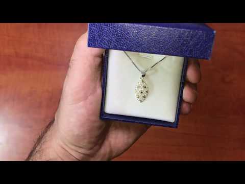 שרשרת עיטורי "פיליגרין" לאישה מכסף 925 עם ציפוי זהב