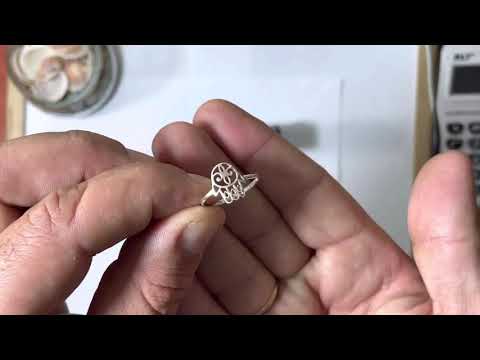 טבעת "חמסה" מכסף 925 לנערות  \ נשים