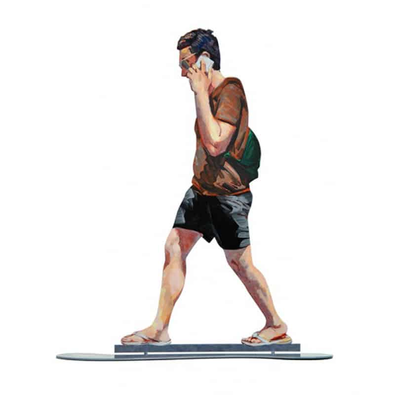 סטנד "הולך ומדבר" (41.5*42 ס"מ) הדפס צבעוני על מתכת. מעוצב ומיוצר ע"י האמן דוד גרשטיין. מחיר מבצע אתר מתנות ישראל