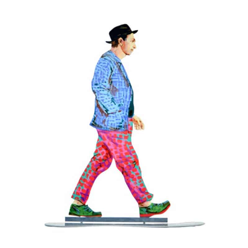 סטנד "איש בוהמי" (41.5*28 ס"מ) הדפס צבעוני על מתכת. מעוצב ומיוצר ע"י האמן דוד גרשטיין. מחיר מבצע אתר מתנות ישראל