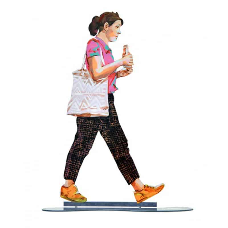 סטנד "שותה מים" (41.5*26.5 ס"מ) הדפס צבעוני על מתכת. מעוצב ומיוצר ע"י האמן דוד גרשטיין. מחיר מבצע אתר מתנות ישראל