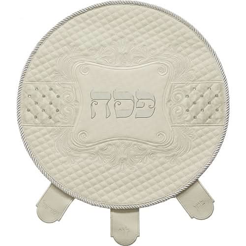 סט פסח מהודר דמוי עור 4 חלקים - כיסוי פסח, כיסוי אפיקומן, כרית הסבה, ומגבת. מחיר מבצע אתר מתנות ישראל