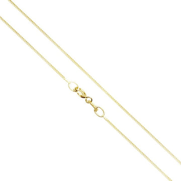 14K Yellow Gold "Box" Chain (55 cm), Thin and Shiny