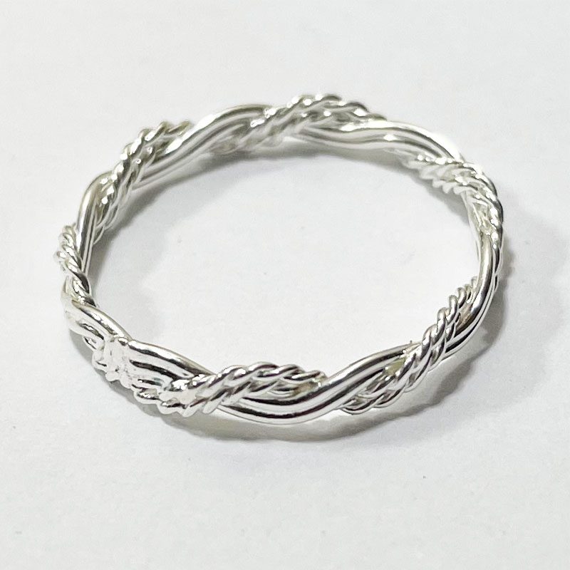 925 Sterling Silver "Curly" Ring