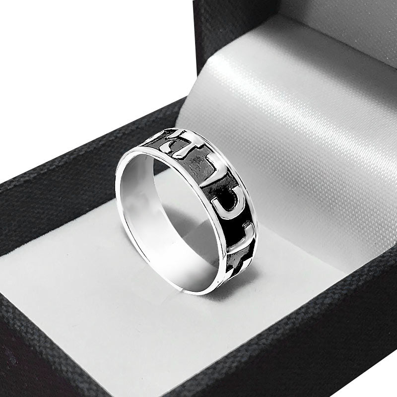 טבעת מכסף 925 "יברכך ה' וישמרך"