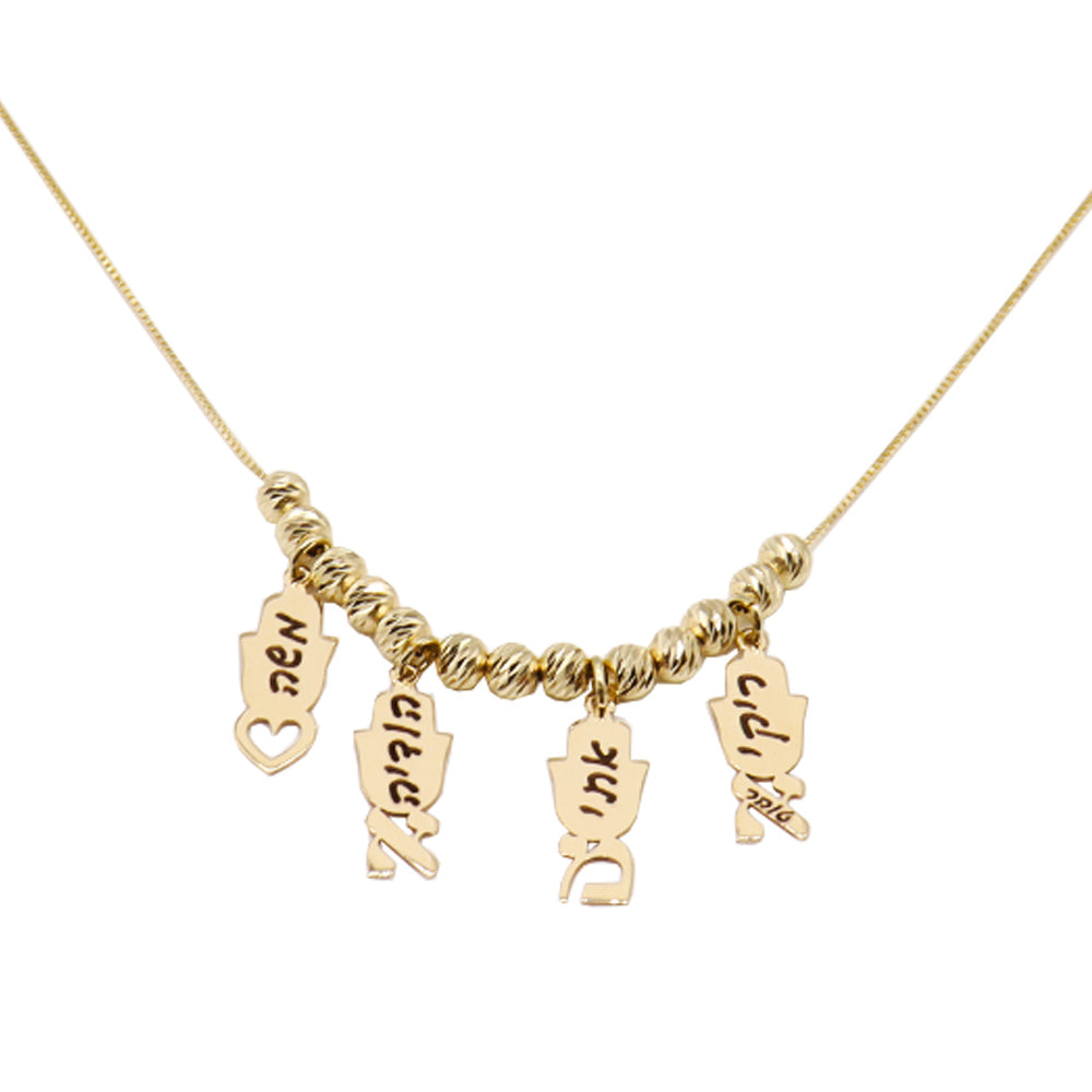 14k yellow gold pendant "small" (2 cm) with high-quality photo engraving