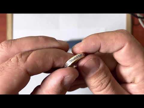 טבעת מסתובבת "שמע ישראל ה אלוהינו ה אחד" מכסף 925 עם ציפוי זהב