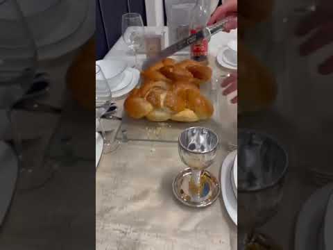 סכין חלה  לחם מהודרת (38 ס"מ) ציפוי כסף 925 עם גימור יהלום
