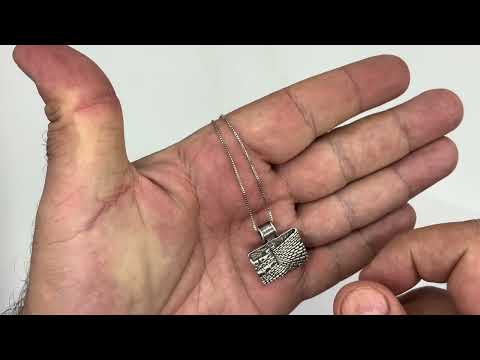 שרשרת "חומות ירושלים" (1.8*2.2 ס"מ) מכסף 925